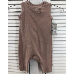Honest Company Size 3-6M Nwt Pink Ribbed Coverall